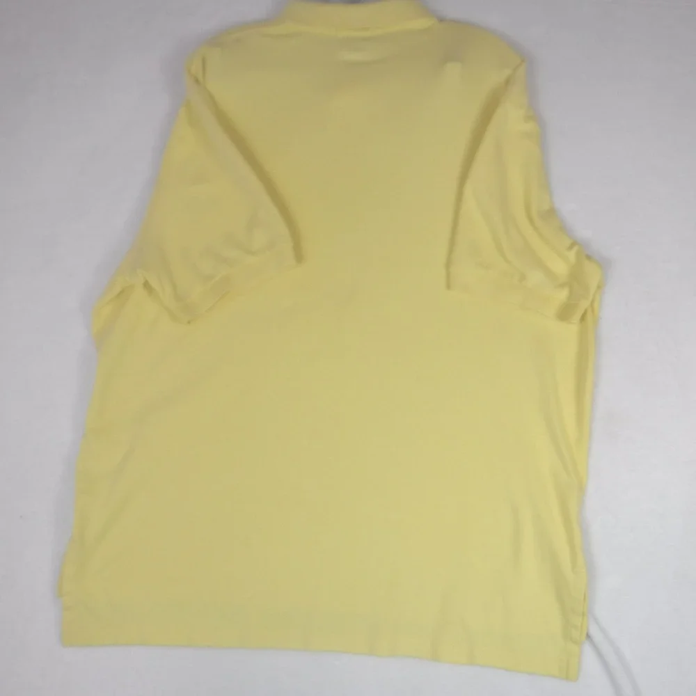 Polo Ralph Lauren‎ Mens Yellow Classic Fit Short Sleeve Polo Shirt XL Golf